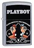 Zippo Playboy Girls Pocket Lighter, Street Chrome