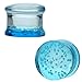 0 Gauge Glow in the Dark Teardrop Glass Spiral Taper (8mm) - 4 Pieces
