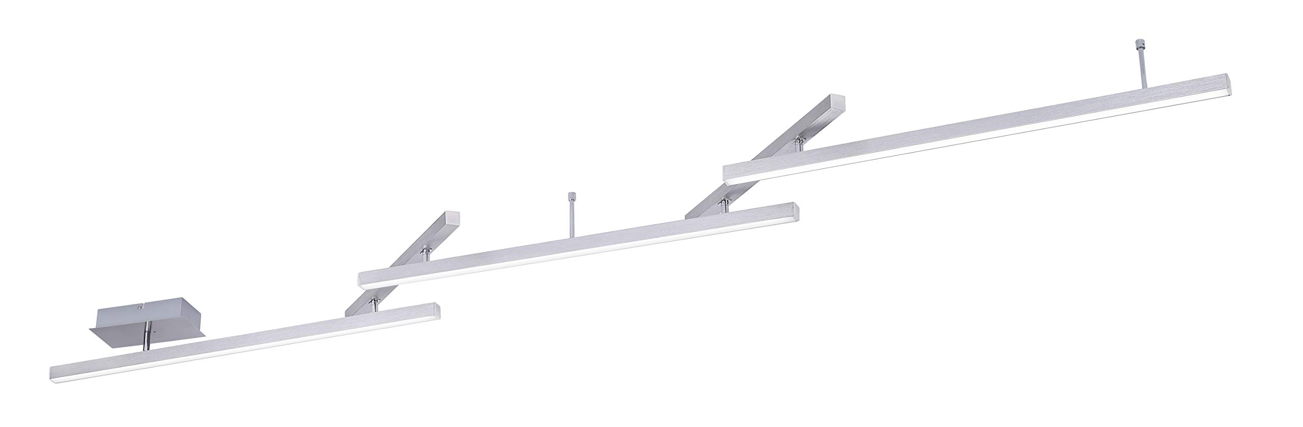 Trio Leuchten WiZ Melby 651210507 LED Ceiling Light 23 Watt RGBW LED with 16 Million Colours + 64,000 White Tones + 18 Light Scenes Control via App + Voice Control + Remote Control + Wall Switch