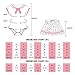 Littleforbig Cotton Romper Onesie Pajamas Bodysuit - Magical Onesie Skirt Set Multicolor 3XL