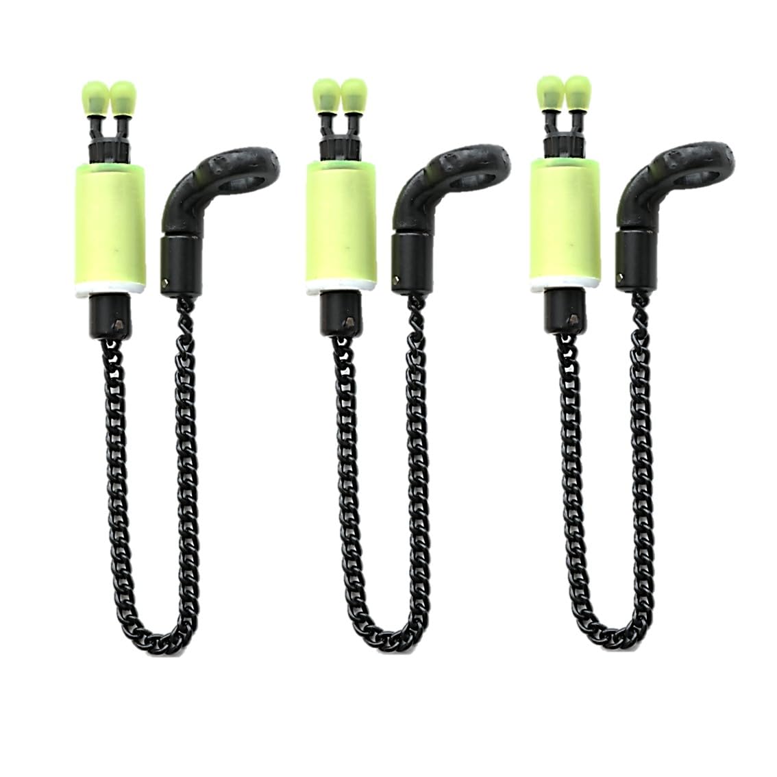 3 TBNS Bite Indicators Bobbins Carp fishing Tackle for Bite Alarms and bank sticks (Green)