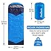 AlexBasic Camping Sleeping Bags for 4 Season, Lightweight Waterproof for Adults & Kids, Camping Equipment, Backpacking, Traveling, Hiking, 86.6in x 29.5in, 1.95KGthumb 1