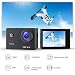 Victure Action Camera Full HD 1080P WiFi Waterproof Underwater Camcorder 2 LCD 170 Degree Ultra Wide Angle 30 m Sports Helmet Cam with 2 Batteries and Free Accessoriesthumb 2