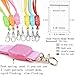 LED Light Up Flashing Cruise Christmas Lanyards Keychain Key Holder Neck Straps Christmas Gifts Party Favors Necklace