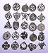 Michelle Queen Celtic Cross Charms for Jewelry Making Pack of 25