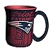 NFL New England Patriots Sculpted Spirit Mug, 17-ounce, Blue