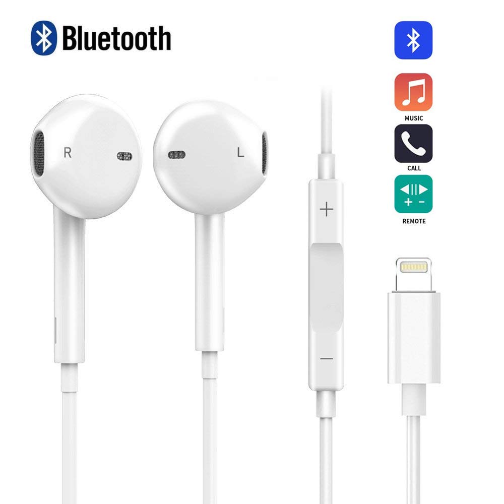 8Plus iPhone XS Max/XS/XR 8 X 10 Gagawin Auricolari con Microfono  Isolamento del Rumore Alta Definizione Compatible avec iPhone 7 7Plus 1  Pack Attrezzature per DJ e VJ urban-earth.co.uk