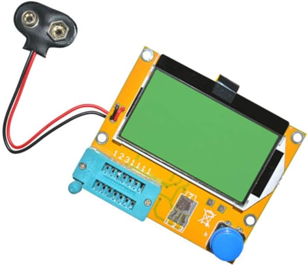 Guangcailun ESR Meter LCD Display Transistor Tester for Diode Triode Capacitance SCR Inductance Automatic Shutdown