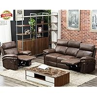 Civil Furniture Sectional Couch Sofa Loveseat Chaise Sofa Set Leather Accent Chair Set Manual Recliner