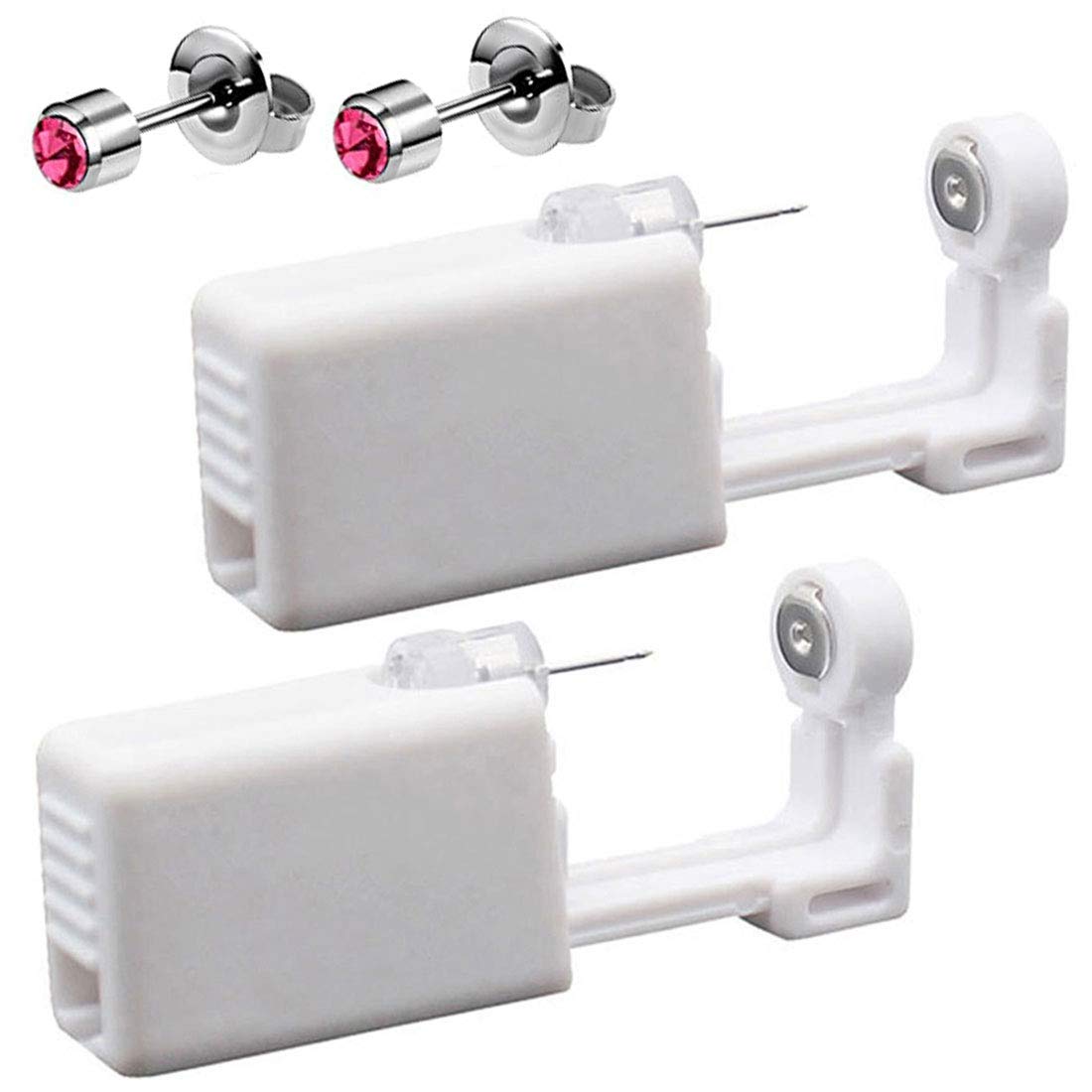 2 Pack Disposable Sterile Ear Nose Piercing Kit Tool Stud