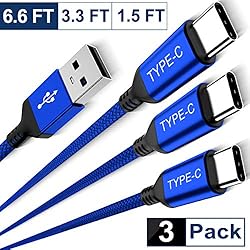 USB Type C Charger Cable 3-Pack