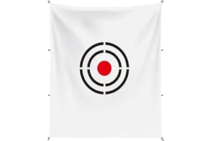 Gagalileo Golf Target Cloth Replacement : Portable Easy Setup with S-Hooks & Ropes, All Golfers Training Accuracy for Backyard & Garage