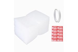 50 Pcs Bubble Pouch Wraps 6 x 8 inch Clear Bubble Out Bags for Packing, 10M Double-sided Tape And 10 Fragile stickers, Double