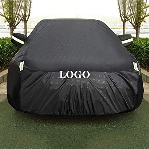 車はベンツカーカバー 防水カバー付き蛍光ストリップ Uvプロテクトオールウェザー雪オートモービルのための証明防風防風屋外の保護カバーforcarカバーを カバー バイクアクセサリ ビューティー Jssfqk ホーム B08jgpzwyx