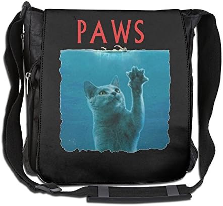 Paws Cat Lover Unisex Messenger Bags Single Shoulder Bags Drawstring Backpack For Traveling School Or Work Backpack Anime Print Laptop Bag School Bag