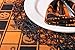 DII Halloween Party Tabletop Decor, Reusable & Machine Washable Cotton Fabric, Tablecloth, 60x84, Orange & Black Buffalo Check