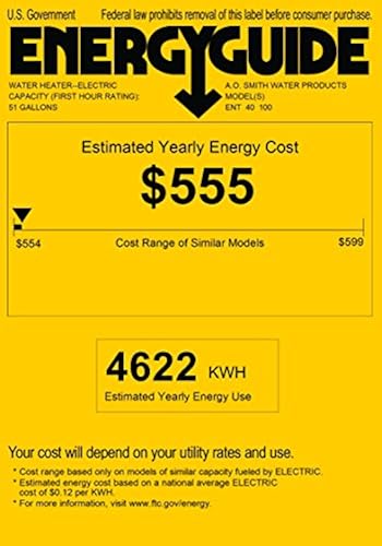 A.O. Smith ENT-40 ProMax Tall Electric Water Heater, 40 gal in Kenya |  Whizz Water Heaters