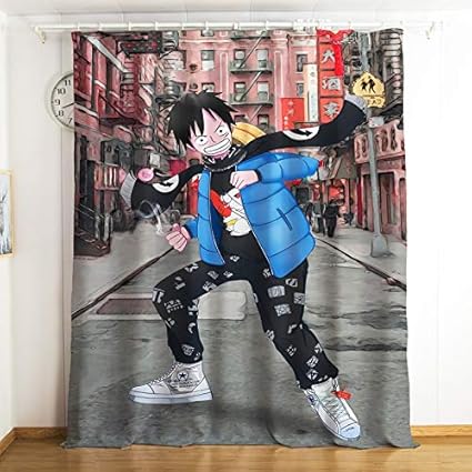 Showkig 3d Stampato Poliestere Impermeabile Cortina Di Bagno Anime Bagno Tende Della Decorazione Della Casa Del Fumetto Dei Capretti Anime Character Un Pezzo Monkey D Rufy Termica Ombra Isolato Os Amazon It Casa E