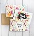 Thank You Cards Floral Set | 36 Flower Thank You Notes with Kraft Envelopes | Blank Inside | Perfect for Baby Showers, Weddings, Bridal Showers, Women, and Business | By Angie Makes