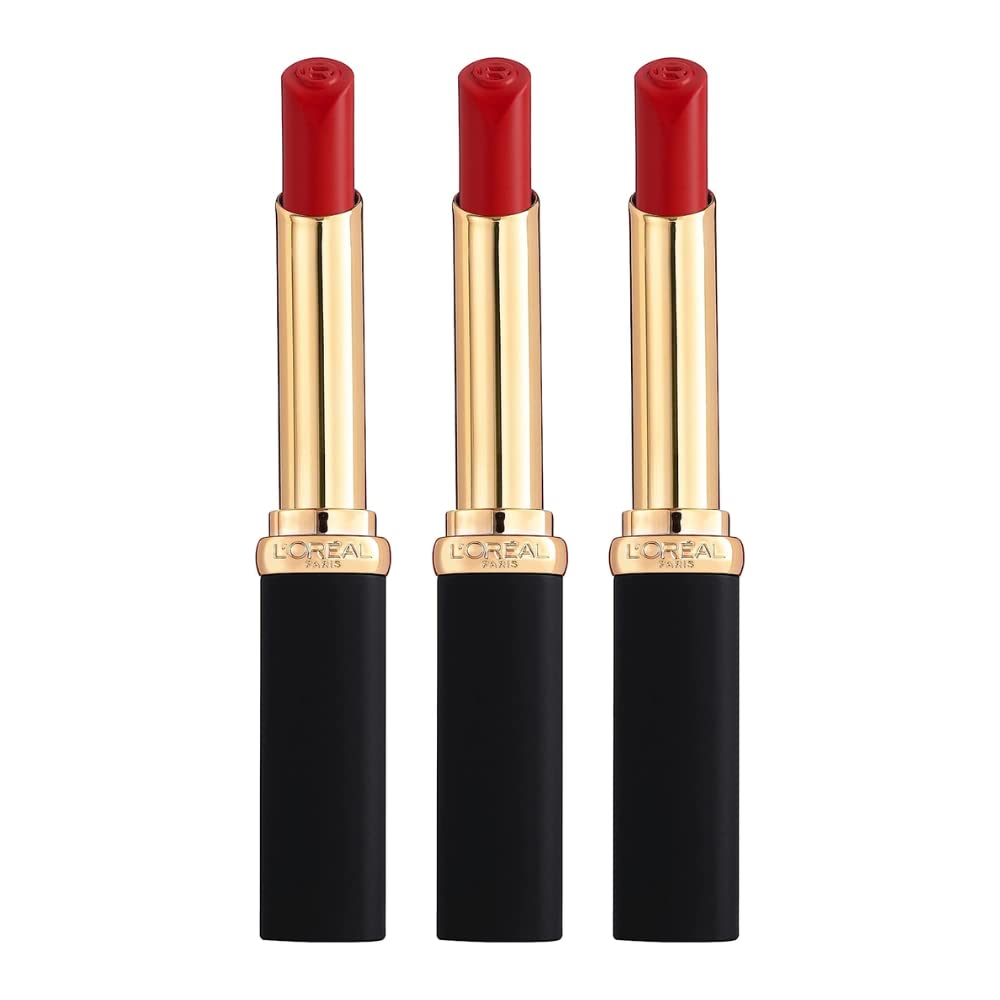 3 x L'Oreal Color Riche Intense Volume Matte Lipstick - 336 Le Rouge Avant-garde