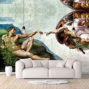 Wall Murals for Bedroom Starry Night by Van Gogh Famous Paintings Large Removable Wallpaper Peel and Stick Wall Stickers - 66x96 inches