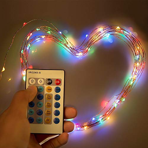 image for TaoTronics Dimmable Waterproof 100 LED String Lights with Remote Contr