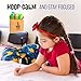 FIDGET TOYS BPA-FREE (Package of 8) by KeepCalm - Anti-Stress, Anxiety for Adults and Children - Soothing Marble Fidgets Help With ADHD and Autism - Helps Relieve Stress and Increase Focus