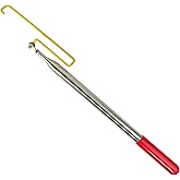 InZone Kwik-Stik XXL Disc Golf Disc Retriever with Hoop Head – Lightweight Telescoping Pole for Easy Disc Recovery from Trees, Water, Rooftops & More