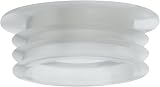 PlumbEZ Universal Clear Pipe Inlet Pan Connector Flush Cone Seal view 1