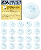 Aroma Trees Professional Strength Suction Cups 30mm / 1 3/16 inch (Medium - 20 Packs) without Hook