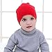 Lotify 6 Pack Toddler Infant Baby Cotton Soft Cute Knit Kids Hat Beanies Cap, A-black Stripe White Navy Light Grey Red(6pack), Small/0-12 Months