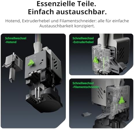 Creality SPARKX i7 Autofill Combo 3D-Drucker, KI Foto-zu-3D Modellierung, Mehrfarbiger Druck bereit, Automatische Nivellierung, Desktop FDM 3D-Drucker für Einsteiger