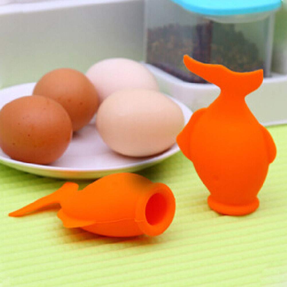 Silicone Egg Separator Squeeze Fish Lips Swallow Release Yolk Divider
