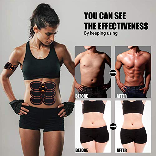 Abs Stimulator, Muscle Toner-Abs Stimulating Belt-Abdominal Toner-Training Device for Muscles- Wireless Portable to-Go Gym Device- Muscle Sculpting at Home- Fitness Equipment for at-Home Workouts