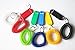 AHIER Pack of 6 Colorful Spring Spiral Wrist Coil Key Chain Label, Wrist Band Key Ring Key Tag