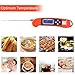 Felicite Home DFTR01 Remote Wireless Digital Kitchen Cooking Food Meat Thermometer with Timer for BBQ Smoker Grill Oven, 300 Feet Range