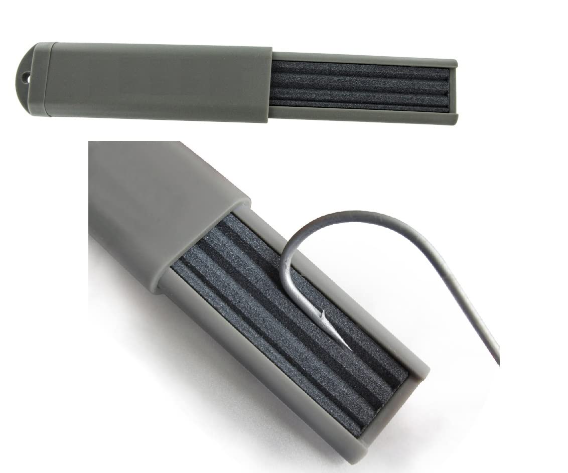blntackle76 Hook Sharpener Whetstone for Sharpening Fishing Hooks Portable Collapsible + Free Petri Heil! Sticker