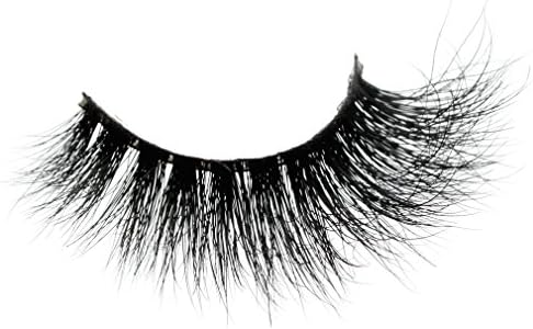 Handmade Luxury 3D Siberia Real Mink Fur False Eyelashes Natural Extension(WM08),Glamour Lash Thick Reusable and Soft