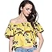 BLDO Women's Summer Ruffle Off Shoulder Floral Cute Loose Blouse Tops