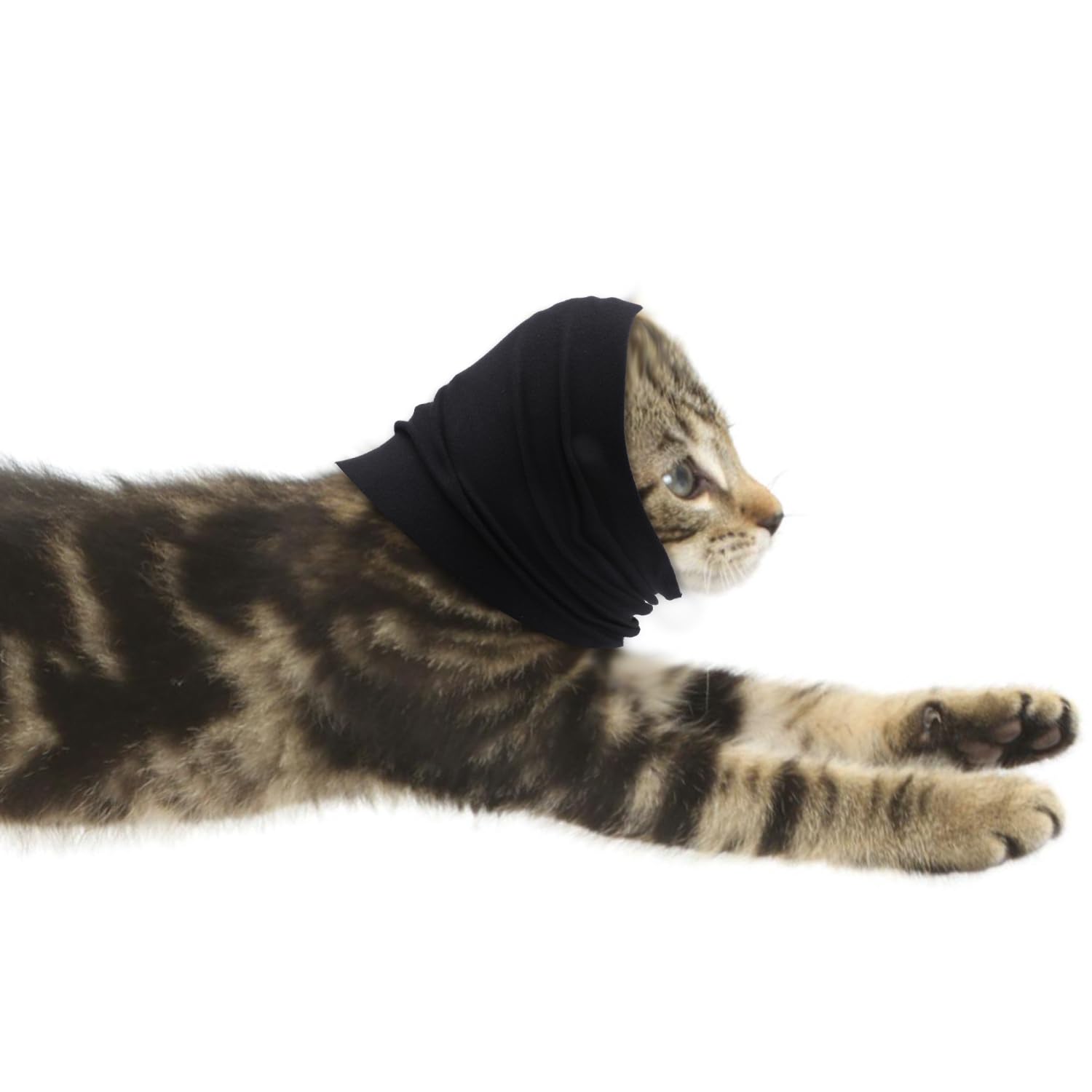 SAVITA Ear Wraps for Dogs, Snoods for Dogs Ears Pet Ear Muffs for Noise Protection Pet Ear Covers for Relieve Anxiety From Thunder Fireworks Force Drying(Size S)