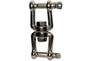 MarineNow Jaw - Jaw Swivel Anchor Connector 316 Stainless Steel
