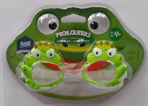 Pool Critterz Swim Goggles (By Aqua Leisure) (Adjustable, Frog)