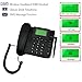 Desktop Wireless GSM Unlocked SIM Telephone - Full Size Cell Phone with SMS & FM Radio Function - Bright 2.4
