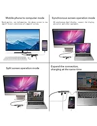 Kaysuda USB C Hub, USB Tipo C adaptador con USB PD suministro de energía con 4 K HDMI salida de vídeo, 2 USB 3.0 puerto, SD y TF lector de tarjetas puerto para Macbook Pro 2016 2017 Samsung S8 Plus, etc.