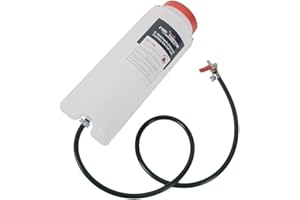 Porotmotor Auxiliary Fuel Tank, Motorcycle Gas Tank with Petcock for Troubleshooting,Safety Motorcycle Fuel Tank for Handling Gasoline,2L Fuel Tank with Graduated Scale