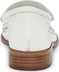 Vince Camuto Women's Calie Loafer Flat, Bianco, 9.5