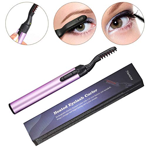 Heated Eyelash Curler, Eyelash Curler Electric, Electric Heated Eyelash Curler, Portable Electric Eyelash Curler for Curled Eyelashes Painless Curved Beauty Make Up Tool - Thumbnail 5