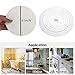 Kirecoo 2 Pack Bathtub Stopper, 6 Inches Large Silicone Tub Stopper, Flat Suction Drain Covers, Bath Plug for Tub, Kitchens, Bathrooms and Laundry(White)