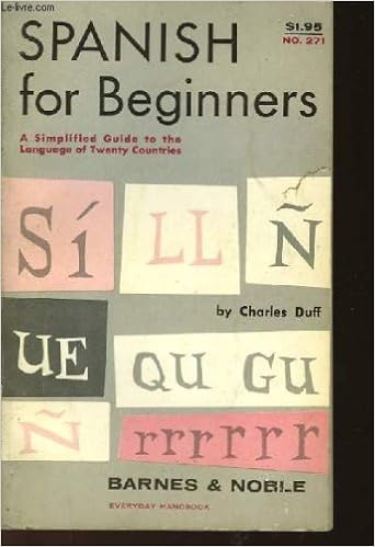 Spanish For Beginners Everyday Handbooks No 271 Charles Duff