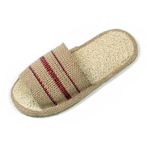 Loofah Savannah and Jute Open Toe Spa Slippers Size 37-38 European